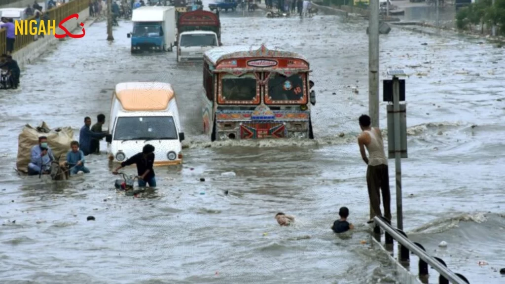 nigah bad weather Pakistan flood