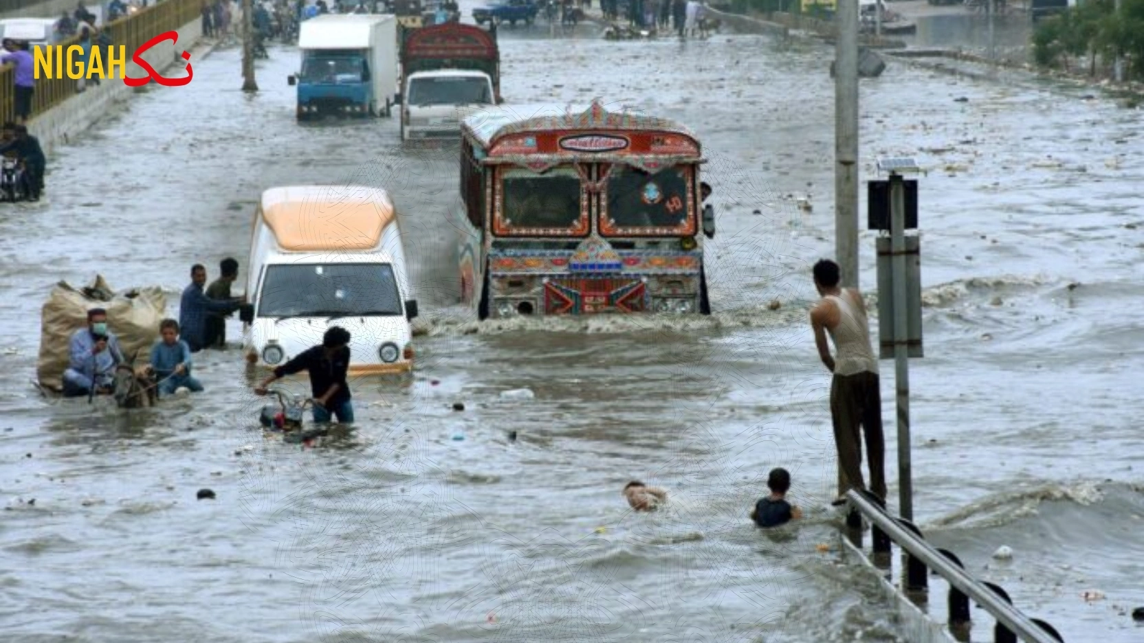 nigah bad weather Pakistan flood