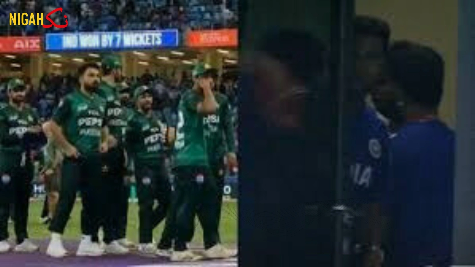 nigah Pak India match