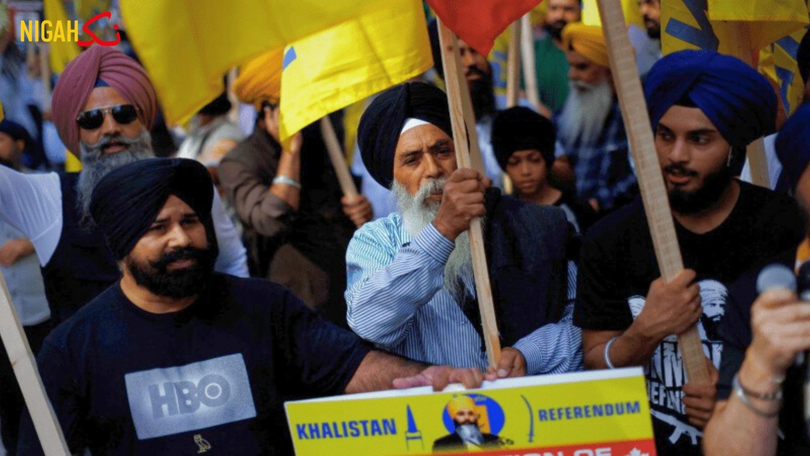 سکھ برادری کا بھارتی جابرانہ کے خلاف شدید احتجاج