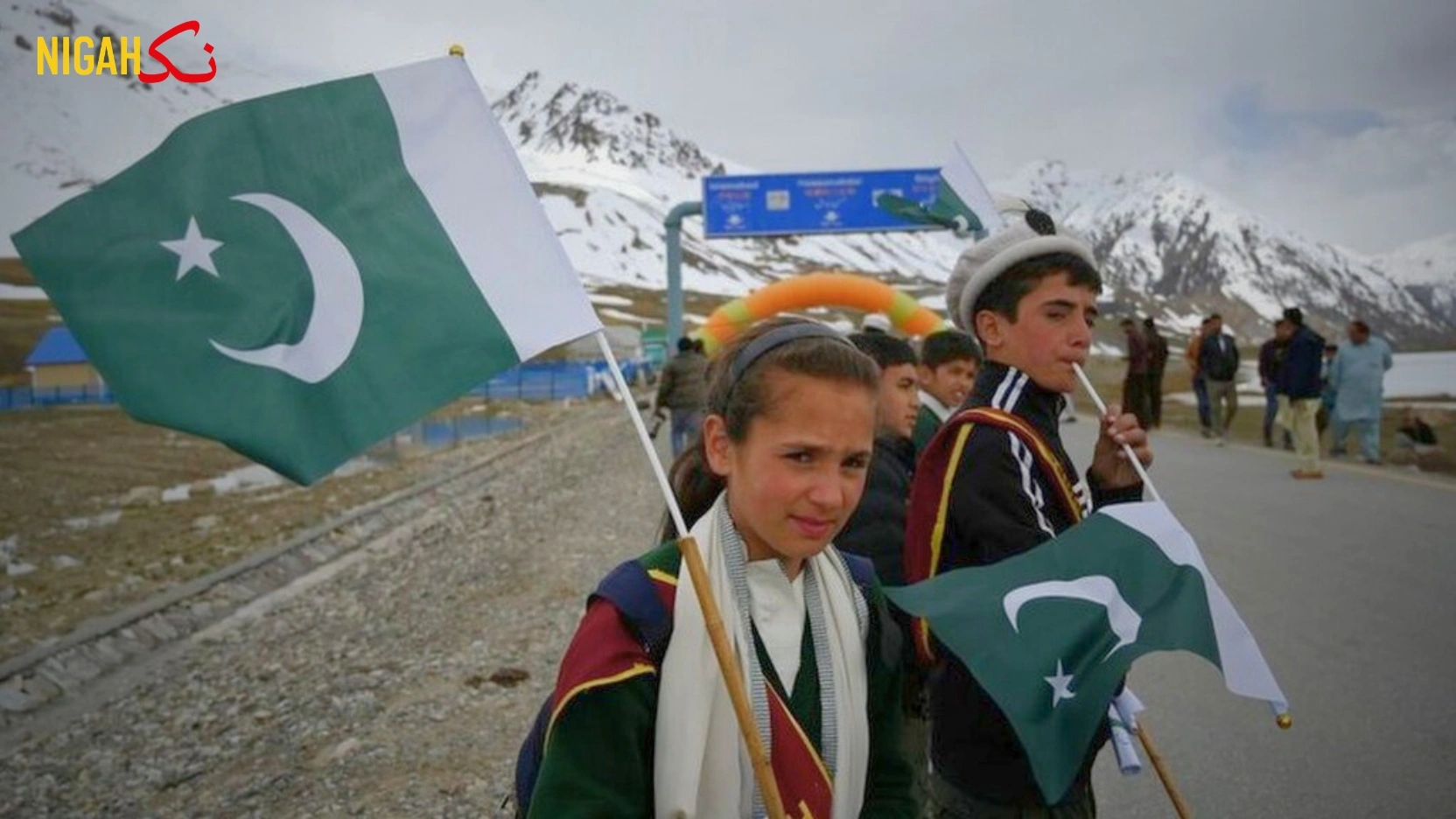 یہ وہ لمحہ ہے جب ان برف پوش